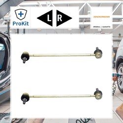 2x ORIGINAL® Denckermann Stange/Strebe, Stabilisator Vorne, Links, Rechts