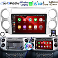 8-Kern 4+64GB Android 13 Carplay Autoradio Für VW Tiguan 1NF 2007-2016 Golf Plus