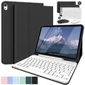Hülle mit QWERTZ Tastatur Maus für iPad A16 11/10/9/8/7 Gen Air 11" M2 M3 Pro 11