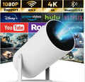 12000 Lumen Mini Beamer Tragbar 4K Projektor Android Heimkino UHD WiFi Bluetooth