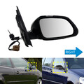 Schwarz Spiegel Rechts Manuell Verstellbar Außenspiegel für VW Polo 9N3 2005-09