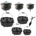 Dutch Oven Feuertopf Kochtopf Deckelheber BBQ Zubehör Kessel Schmortopf 🍽️