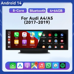14,9" Android Autoradio 8-Core 4G+64GB GPS Navi LTE WIFI Für AUDI A4 A5 B9 MIB2