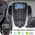 4+64G Android 14 DAB Autoradio Carplay Für Opel Astra J 2010-14 GPS Navi WIFI BT