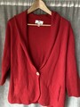 Wunderschöne Strickjacke,Peter Hahn,Gr 46,rot