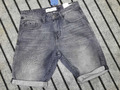  Herrenshorts gerissen nicht dehnbar Denim schmale Passform Baumwolle Freizeit halbe Jeans Hose