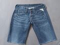 Replay Damen Jeans Bermuda/Shorts Blau Gr.W27 Sehr Guter Zustand 