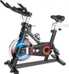 Indoor Speed-Bike Heimtrainer Ergometer Cycling Bike Fitness Fahrrad bis 125 KG