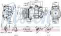NISSENS 890696 Kompressor, Klimaanlage für Mercedes