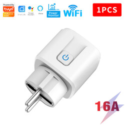 Smart Life Steckdose 16A WIFI WLAN Home Socket Alexa Google Fernbedienung Timer