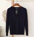 Damen Strickjacke Cardigan Top Strickpullover Feinstrick-Pullover DE