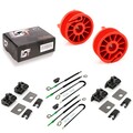 2x FENSTERHEBER REPARATURSATZ SET VORNE L + R 4/5-TÜRIG FÜR RENAULT CLIO 3 III