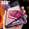 360 Magnet Glas SchutzHülle für Samsung Galaxy S23 S24 S22 Plus Ultra S20FE Case
