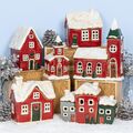 Shudehill Village Keramik Weihnachtskollektion - Teelichter & Laternen zur Auswahl