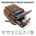 Herren Schultertasche ,Umhängetasche Gürteltasche,Echtes Leder 