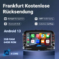Android 14 Carplay Autoradio GPS Navi WIFI SWC DAB 2+64G Für Fiat 500 2016-2019