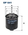 Ölfilter FILTRON OP 641 Anschraubfilter für VW AUDI SKODA SEAT A2 GOLF 8Z0 1J1 3