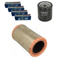 4 BOSCH Zündkerzen + Öl,Luftfilter für RENAULT CLIO II KANGOO Rapid