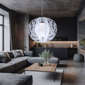 Glas Kugel Hänge Leuchte Decken Beleuchtung Wohn Zimmer Pendel Lampe Big Light