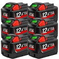 2x Original Akku Für Milwaukee M18 M18B5 18V XC 12.0 Ah 7.0 Ah Li-Ion 48-11-1860