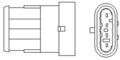 MAGNETI MARELLI Lambdasonde Sensor Abgassteuerung 466016355002 für PUNTO FIAT 2