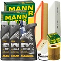 MANN INSPEKTIONSPAKET+3L MANNOL 504 5W-30 ÖL passend für VW POLO 9N SKODA FABIA