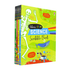 Usborne Stem Series 4 Books Collection Set - Science Scribble Book, Te | Usborne