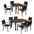 Polyrattan Sitzgruppe Gartenmöbel Essgruppe Lounge Sitzgarnitur Garten Garnitur