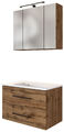 Held Möbel Waschtisch-Set Luzern 80 cm Wotaneiche/Wotaneiche