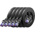 5x 2m CAT 7 Patchkabel Flachkabel RJ45 LAN DSL Ethernet Netzwerkkabel Schwarz