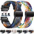 Für Garmin Fenix 5 5X 6 6X 7 7X 3HR Tactix 7 965 Quick Fit Nylon Magnet Armband