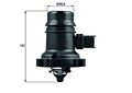 MAHLE Kühlmittel Thermostat Für CHEVROLET Aveo OPEL Adam PEUGEOT 92-19 1338029