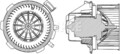 MAHLE AB 88 000P Innenraumgebläse, Lüfter für MERCEDES-BENZ SPRINTER 3,5-t Bus (
