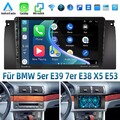 Android 13 64G 9" Autoradio Für BMW 5er E39 7er E38 +Kamera Navi USB RDS BT FM