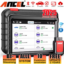 2025 ANCEL X6 Profi KFZ Diagnosegerät Auto OBD2 Scanner ALLE SYSTEM Aktiver Test