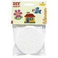 Hama Perlen 4451 Kleine Stiftplatten 3er Set für Midi Bügelperlen mit Durchmesse