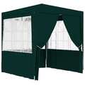 Pavillon Gartenzelt Profi Partyzelt Mit Seitenwänden 2,5×2,5m Grün 90 G / M²