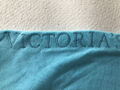 Victoria‘s Secret Sweatshirt Pulli Hoodie hellblau Gr XS mit Logo Stickerei