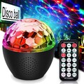 Disco-Lichteffekt Diskokugel Partyleuchte DJ-Licht RGB Rotierend 360 Musiksensor