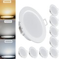 LED Einbaustrahler Flach Einbau Spots Leuchten Dimmbar Deckenleuchte Set 230V