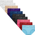 Damen Slips Unterhosen Baumwolle Panty Unterwäsche 10er Set