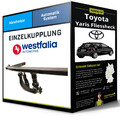 Abnehmbare Anhängerkupplung für TOYOTA Yaris 08.2014-06.2020 Typ P13 Westfalia