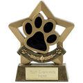 Personalisierte gravierte Mini Stern Hund Katze Pfote Great Player Team Award