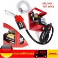12V Dieselpumpe Heizölpumpe Automatik Pistole Ölabsaugpumpe mit Zählwerk 45l/min