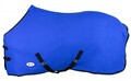 Abschwitzdecke mit Kreuzgurt BASICLINE RL24 royalblau 55-165cm Fleecedecke 