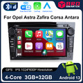 7" Carplay Autoradio Für Opel Astra H Corsa C D Zafira B GPS Navi DAB+ Kamera