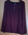 Street One Damenbluse,Größe 38,Farbe Aubergine,Neu
