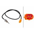 1x Sensor, Abgastemperatur HELLA 6PT 358 226-431 passend für AUDI SEAT SKODA