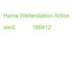 Hama Wetterstation Action weiß 186412 (4047443420633)