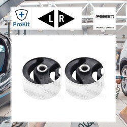 2x ORIGINAL® Febest Lagerung, Differential Hinten für Kia SPORTAGE III SORENTO